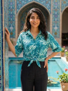 شومیز گره ای مدل پروانه