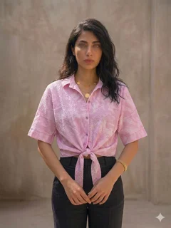 Butterfly Knot Blouse شومیز گره ای مدل پروانه