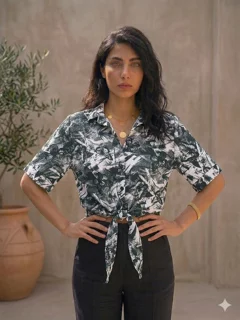 Butterfly Knot Blouse شومیز گره ای مدل پروانه