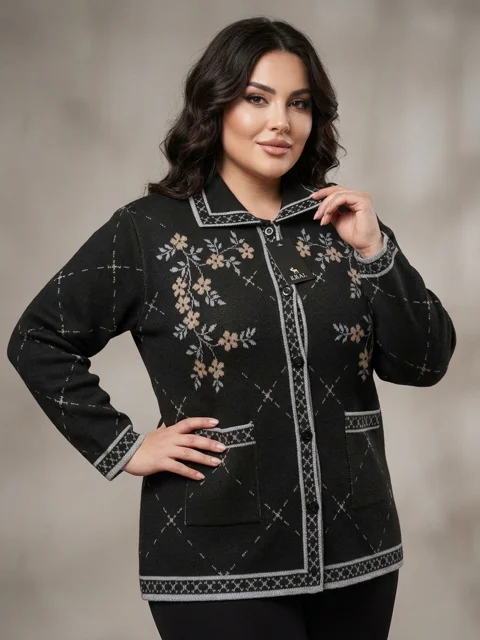 ژاکت بافت زنانه مارک کرال