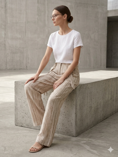 شلوار بگ مدل گازوئیلی│کمر پشت کشی Baggy Gasoline-Style Pants | Elastic Back Waistband