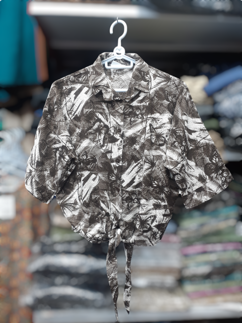 Butterfly Knot Blouse شومیز گره ای مدل پروانه