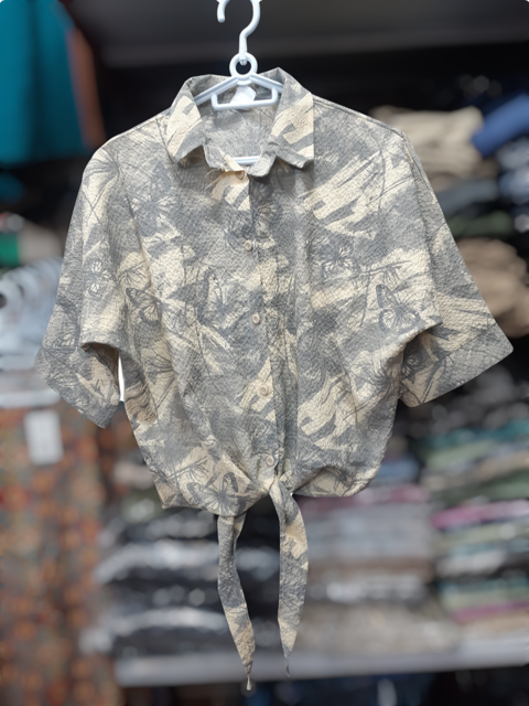 Butterfly Knot Blouse شومیز گره ای مدل پروانه