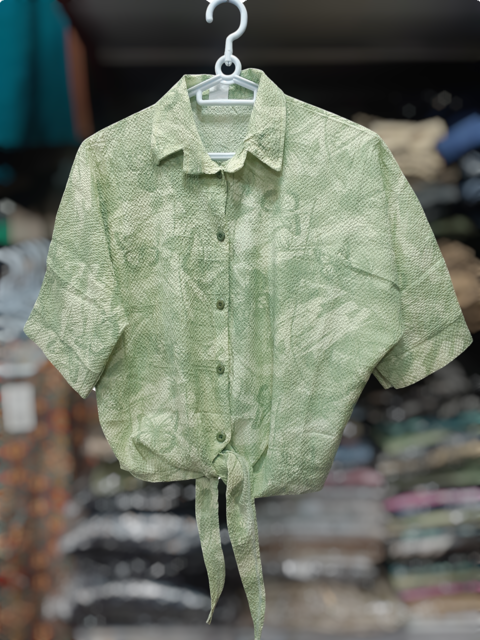 Butterfly Knot Blouse شومیز گره ای مدل پروانه
