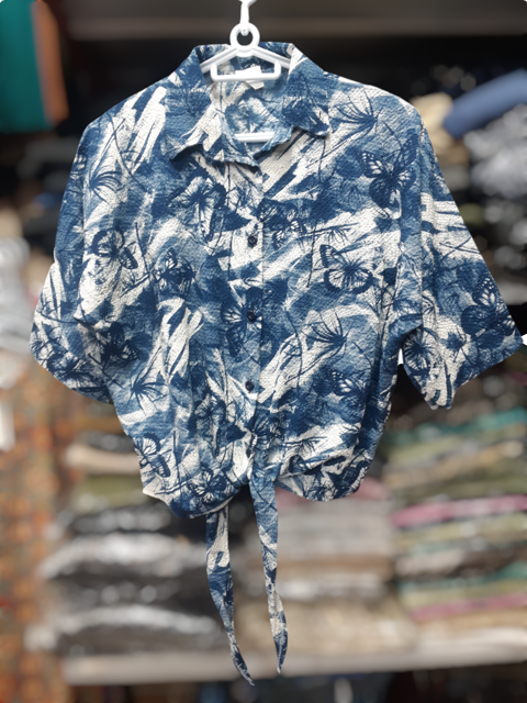 Butterfly Knot Blouse شومیز گره ای مدل پروانه