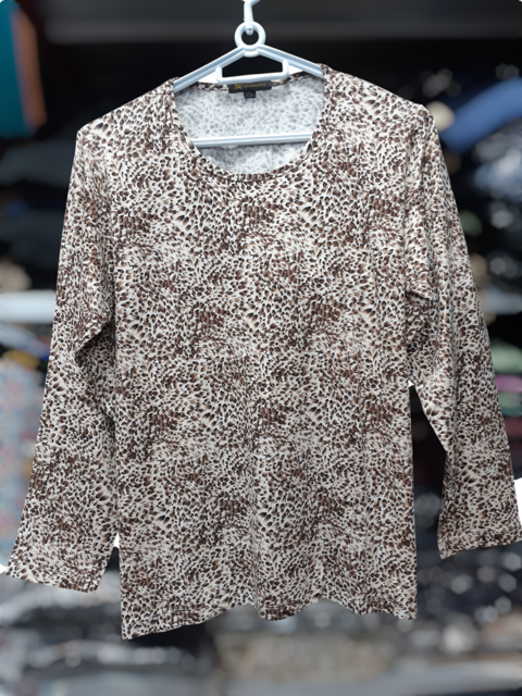 Women’s Premium Cotton Blouse │ Leopard Print – Traditional Style بلوز زنانه نخی اعلا│پلنگی - سنتی
