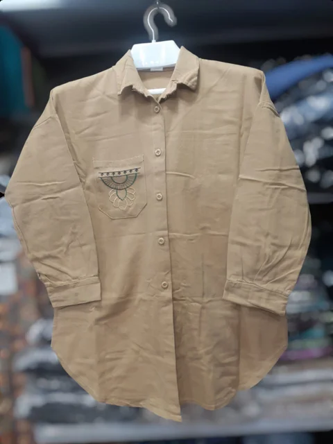مانتو کتان گلدوزی Embroidered Cotton Women’s Mantle
