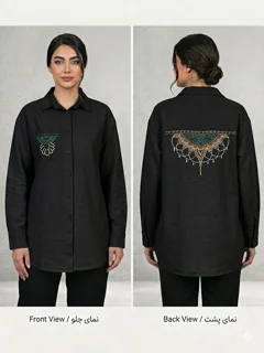 مانتو کتان گلدوزی Embroidered Cotton Women’s Mantle