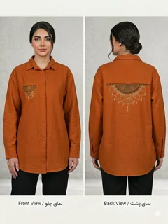 مانتو کتان گلدوزی Embroidered Cotton Women’s Mantle